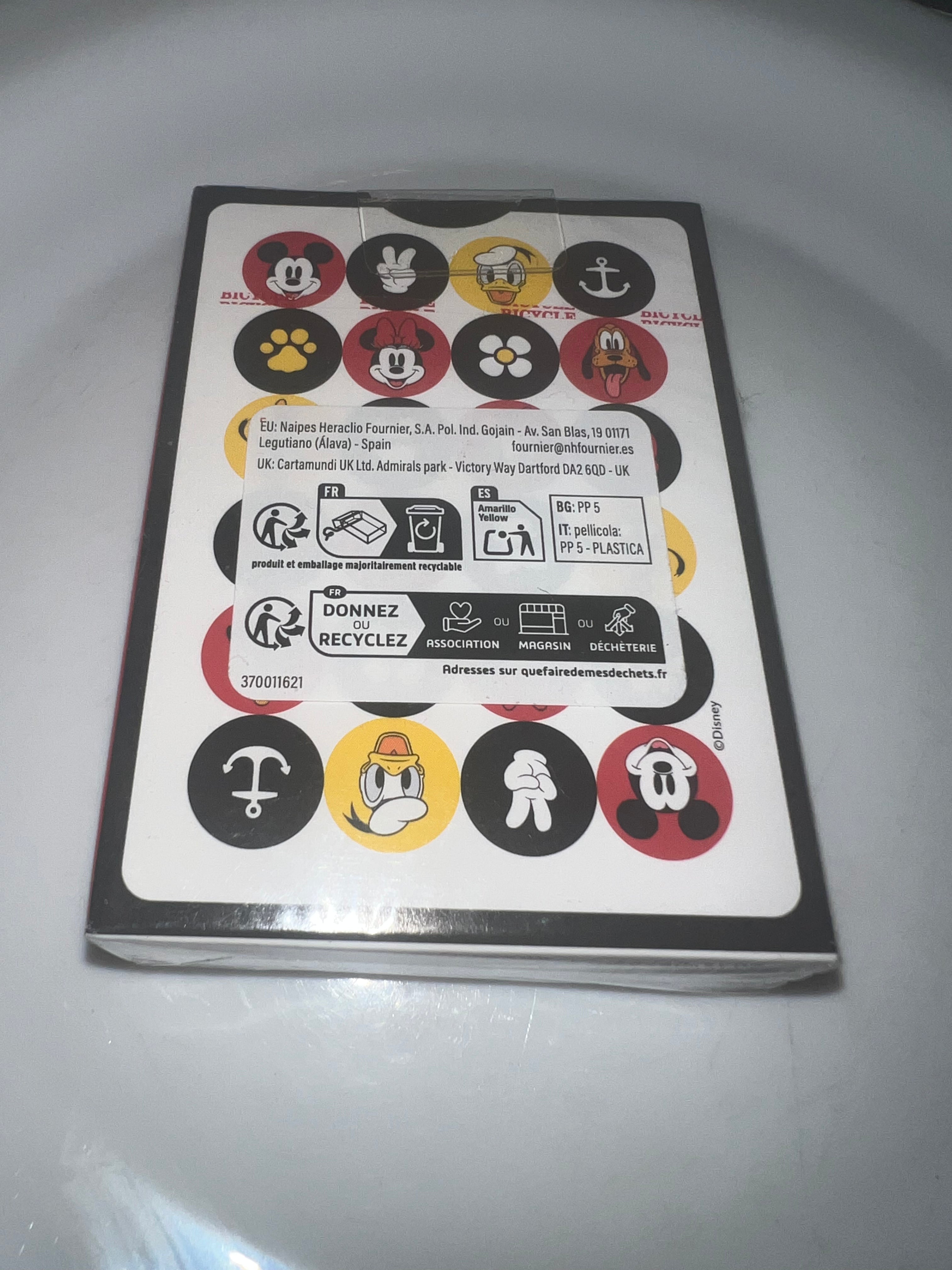 Baralho de Cartas Bicycle Disney Mickey and Friends
